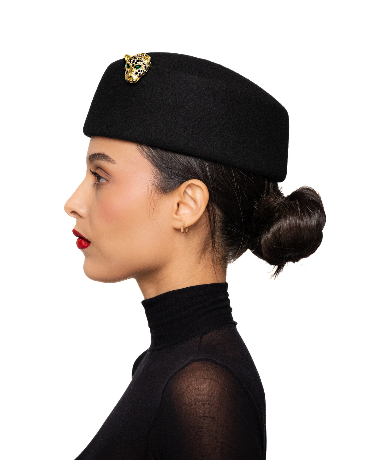 Leopard Head Brooch